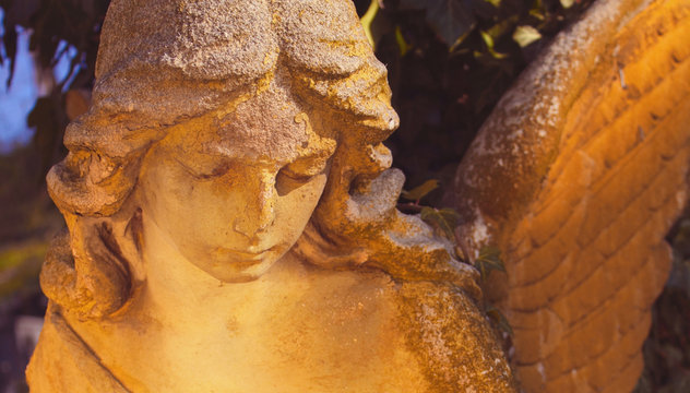 sculpture of an angel