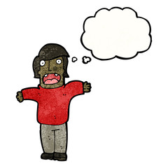 cartoon shocked man