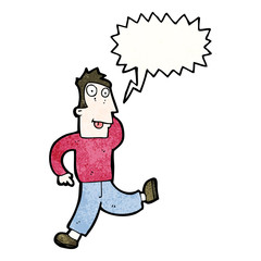 cartoon crazy dancing man