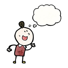 cartoon happy boy