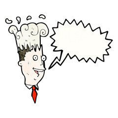 cartoon exploding head man
