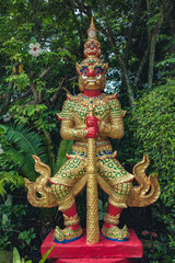 Fototapeta premium Red giant statue