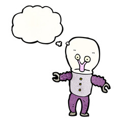 cartoon space alien