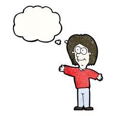 cartoon happy friendly man
