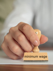 minimum wage Stamp 2 (Mindestlohn)