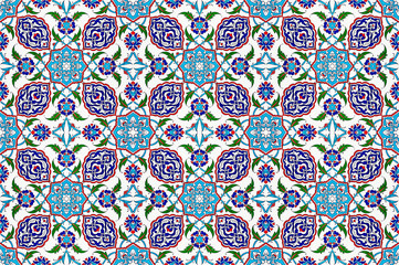 mosaic tile pattern - obrazy, fototapety, plakaty