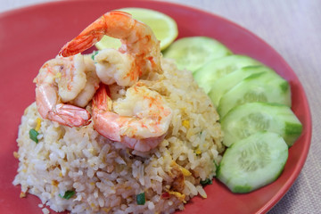 Shrimp Fried Rice, Food Staple, Asian Cuisine.
