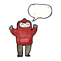 cartoon man with speech bubble