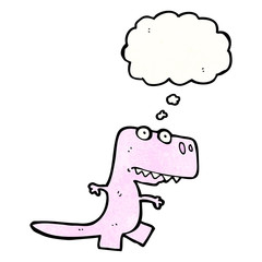cartoon pink dinosaur