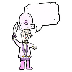 cartoon pink pirate