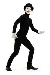 walking mime