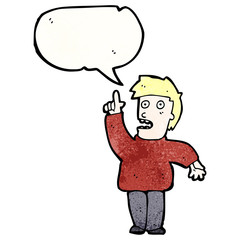 cartoon man asking question