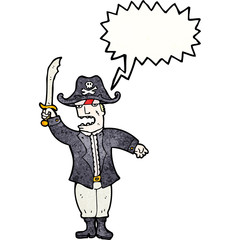 cartoon pirate captain