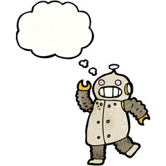 cartoon robot
