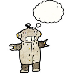 cartoon robot