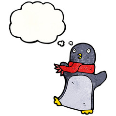 funny cartoon penguin