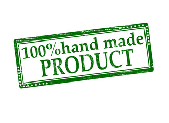 One hundred percent hand made product