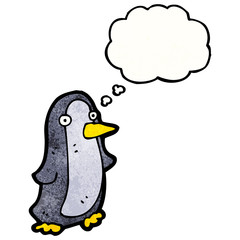 cartoon christmas penguin