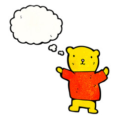 cute little teddy bear cartoon