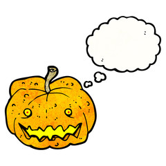 cartoon halloween pumpkin