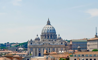 Fototapeta na wymiar The Basilica San Pietro (Saint Peter Church). Detail.