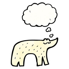 cute cartoon polar bear