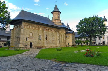Fototapeta na wymiar Monastery Neamt from Moldavia Region.