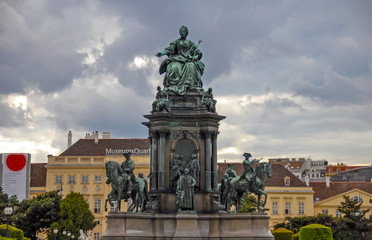 The Statue of Empress Maria Theresa.