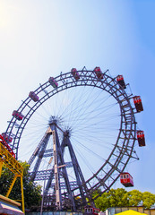 Prater, Viennese Giant Ferris Wheel.