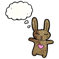Obraz premium cartoon little rabbit