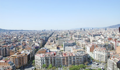 Fototapeta premium Pejzaż Barcelony