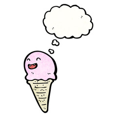 Retro cartoon with texture. Isolated on White.