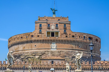 The Castle San Angelo - Saint Angel, Rome, Italy