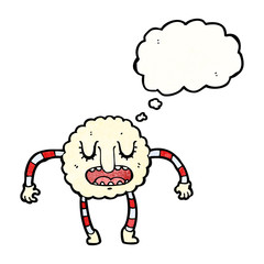 cartoon cloud monster