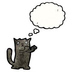 cute cartoon black cat