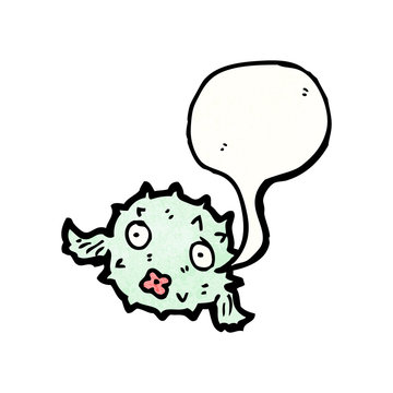 recommend clip art: cartoon puffer fish
