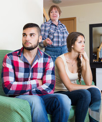 family quarrels with the husbands mother