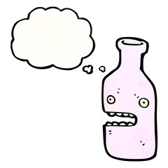 bottle cartoon character