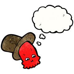 cartoon skull with top hat