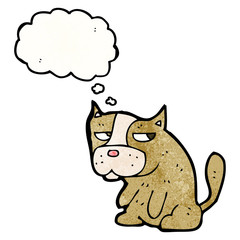 grumpy little dog cartoon