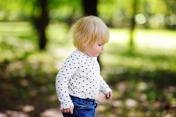 Fototapeta premium Portrait of toddler child