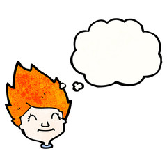 ginger haired boy cartoon