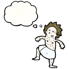 cartoon man in towel