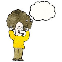 cartoon man with big hair