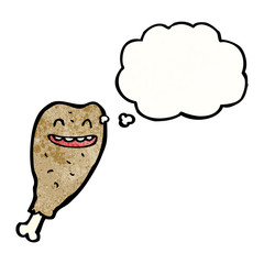 cartoon chicken leg