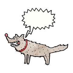 cartoon barking dog