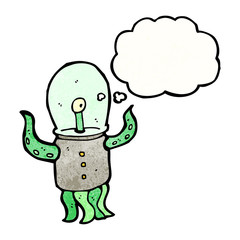 cartoon alien creature