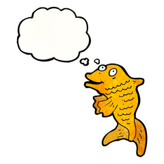 cartoon goldfish