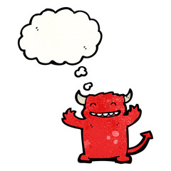 cartoon little devil