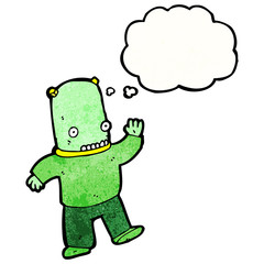 cartoon space alien